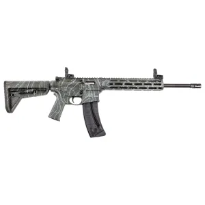 Smith & Wesson M&P15-22 Sport 22LR AR-15 Rimfire Rifle - 16.5" - OD Green Topographic - 1x 25rd Mag