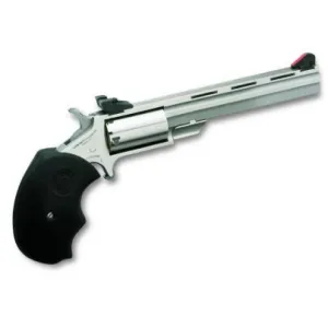 North American Arms Mini-Master .22lr / .22 Magnum Rimfire Revolver - 4" - Stainless - 5 Round