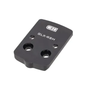 C&H Precision Weapons GLOCK 43x / 48 MOS V4 MIL / LEO to Trijicon RMR and Holosun 407C Adapter Plate