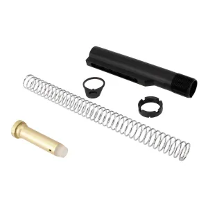 Guntec USA AR-15 MIL-SPEC Buffer Tube Set - Black