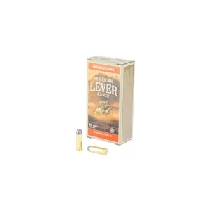 Winchester American Lever 45 Long Colt 250gr LFN Ammo - Box of 50