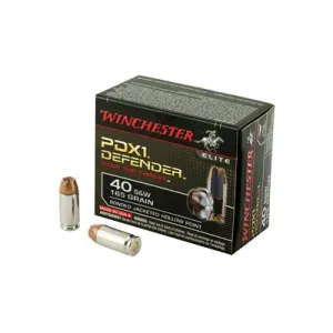 Winchester Defender Bonded 40 S&W 180gr JHP Ammo - Box of 20