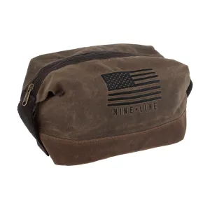 Nine Line Apparel Wax Canvas Dopp Bag
