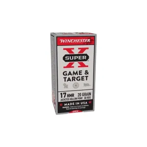 Winchester Super-X 17 HMR 20gr XTP JHP Ammo - Box of 50