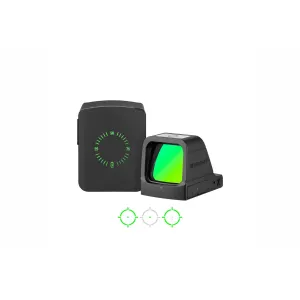 Osight X Pistol Red Dot Sight with Magnetic Charging Cover - Circle Dot - Green Reticle