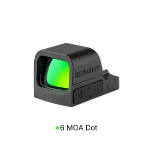 Osight K Pistol Red Dot Sight - 6 MOA Green Reticle