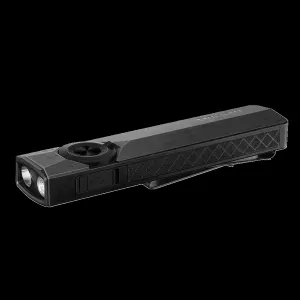 Olight ArkPro Ultra 1700 Lumen Rechargeable EDC Flashlight with UV Light & Green Laser - Black