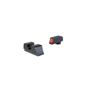 Trijicon HD Night Sight Set MOS Rear - Orange Front Outline - For Glock 42/43/43X/48