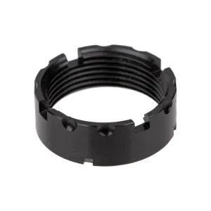 Forward Controls Design CN5F Billet Castle Nut for A5 Receiver Extensions - Black