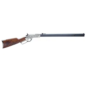 Henry Repeating Arms Original Silver Deluxe Engraved Lever Action Rifle 44-40 - 24.5" - Nickel Plated