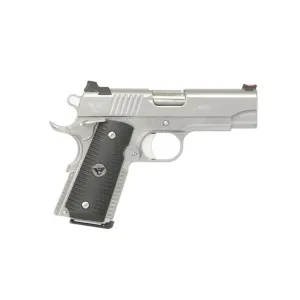 Wilson Combat ACP Compact 9mm Pistol With Ambi Safety - 4.0" - Silver - 1x 10rd, 1x 8rd Mags