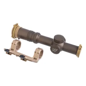 NightForce ATACR 1-8x24 FFP FDE Scope FC-DMX Reticle with Reptilia Corp AUS FDE Mount