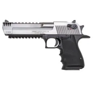 Magnum Research Desert Eagle Mark XIX .44 Magnum Pistol - 6" - Silver - 1x 8rd Mag