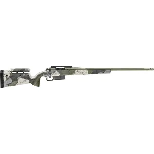 Springfield Armory Waypoint Bolt Action Rifle 6.5 PRC - 24" Fluted Stainless Steel - Mil-Spec Green - Evergreen Carbon Fiber Stock - Adjustable