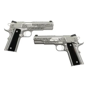 Springfield Armory Garrison .45 ACP 1911 Pistol - 5.0" - Engraved - 1x 7rd Mag
