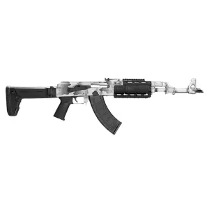Zastava ZPAP M70 AK-47 Rifle 7.62x39 - 16.25" - White Camo