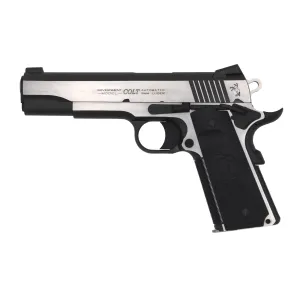 Colt Government Combat Elite 9mm 1911 Pistol - 5.0" - Silver - 1x 9rd Mag
