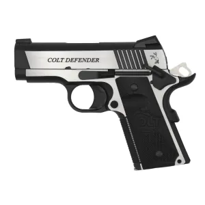 Colt Defender .45 ACP 1911 Pistol - 3.0" - Two-Tone - 2x 7rd Mags