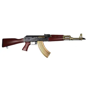 Zastava M70 ZPAP 7.62x39 AK-47 Rifle - Black/Gold - 16"