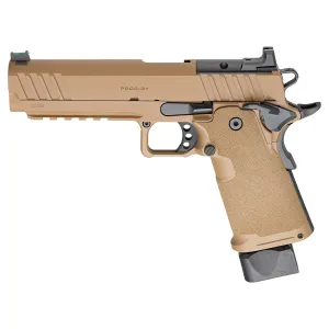 Springfield Armory 1911 DS Prodigy Optic Ready 9mm Pistol - 5.0" - Coyote - 1x 17rd, 1x 20rd Mags