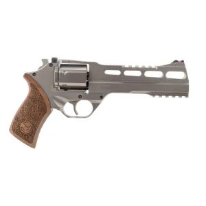 Chiappa Rhino 60DS 357 Magnum Revolver - Nickel - 6"