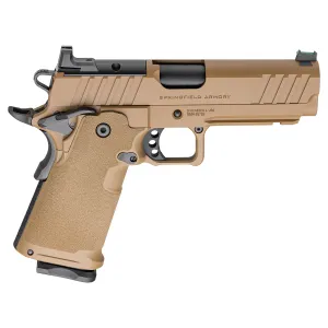 Springfield Armory FIRSTLINE 1911 DS PRODIGY 9mm Pistol - 4.25" - Coyote - With 3 Magazines