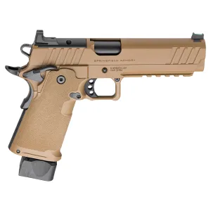 Springfield Armory FIRSTLINE 1911 DS PRODIGY 9mm Pistol - 5" - Coyote -  3 Magazines