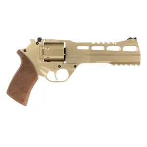 Chiappa Firearms Gold Rhino 60DS .357 Magnum 6 Round Revolver - Gold/Walnut - 6"
