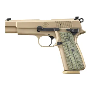 FN America High Power 9mm Pistol - 4.7" - FDE/ODG - 2x 10rd Mags