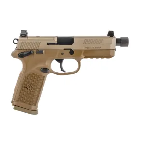 FN America FNX-45 Tactical Optic Ready .45 ACP Pistol - 5.3" - FDE - 2x 10rd Mags
