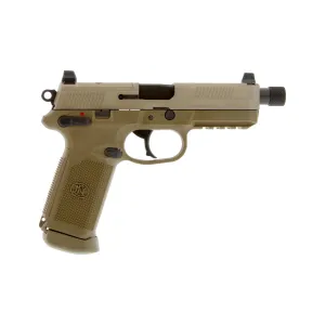 FN America FNX-45 Tactical Optic Ready .45 ACP Pistol - 5.3" - FDE - 2x 15rd Mags
