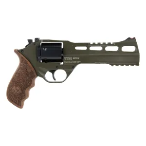 Chiappa Firearms Rhino 60DS .357 Magnum 6 Round Revolver - OD Green/Walnut - 6"