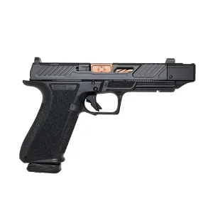 Shadow Systems DR920P Elite Optic Ready 9mm Pistol With Comp - 4.5" - Black/Bronze - 2x 17rd Mags