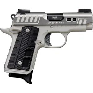 Kimber Micro Rapide Black Ice 9mm 1911 Pistol - 3.15" - Silver - 1x 7rd Mag