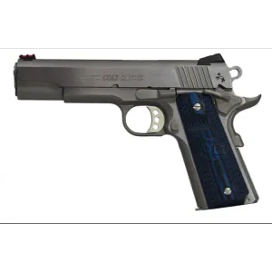 Colt Competition .38 Super 1911 Pistol - 5.0" - Silver - 1x 9rd Mag