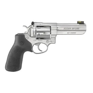Ruger GP100 Match Champ Revolver 357mag/38spcl - 4.2" - Satin Stainless - Rubber Grips