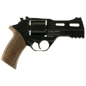 Chiappa Rhino 40DS 9mm Revolver - Black/Walnut - 4"