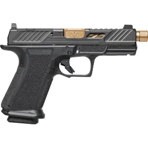 Shadow Systems MR920 Elite Optic Ready 9mm Pistol With Threaded Barrel - 4.5" - Black/Bronze - 2x 15rd Mags