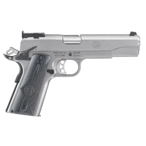 Ruger SR1911 .45 ACP 1911 Pistol - 5.0" - Silver - 1x 7rd, 1x 8rd Mags