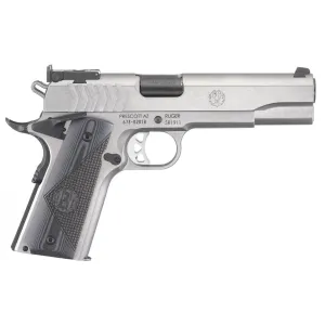 Ruger SR1911 9mm 1911 Pistol - 5.0" - Silver - 2x 9rd Mags