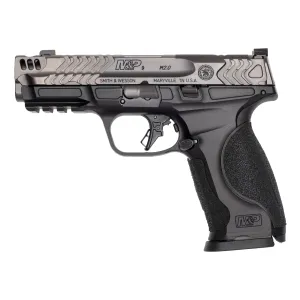 Smith & Wesson M&P 2.0 Metal Carry Comp PC Optic Ready 9mm Pistol - 4.22" - Grey - 2x 17rd Mags