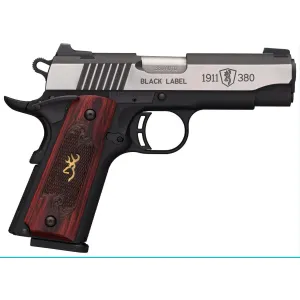 Browning Medallion Pro .380 ACP 1911 Pistol - 3.6" - Silver - 1x 8rd Mag