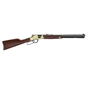 Henry Repeating Arms Big Boy Brass Lever Action Rifle 45 Colt - 20" - Blued Barrel - American Walnut Stock