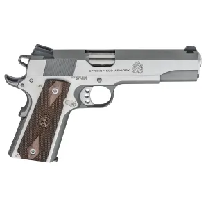 Springfield Armory Garrison .45 ACP 1911 Pistol - 5.0" - Silver - 1x 7rd Mag