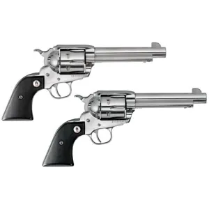 Ruger SASS Vaquero Revolver 45 Colt - 5 1/2" - High-Gloss Stainless Steel