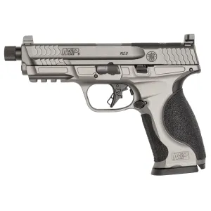 Smith & Wesson M&P 2.0 Metal Optic Ready 9mm Pistol - 4.625" - Grey - 2x 17rd Mags