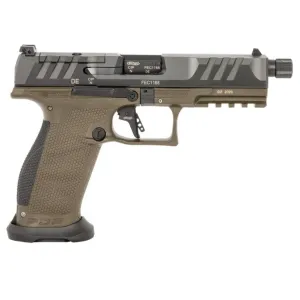 Walther PDP Pro SD Optic Ready 9mm Pistol - 5.1" - OD Green - 3x 18rd Mags