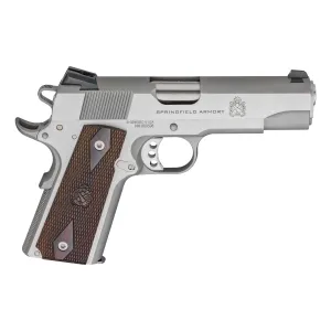 Springfield Armory Garrison .45 ACP 1911 Pistol - 4.25" - Silver - 1x 7rd Mag