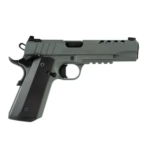 Tisas Night Stalker 9mm 1911 Pistol - 5" - Grey - 2x 9rd Mags