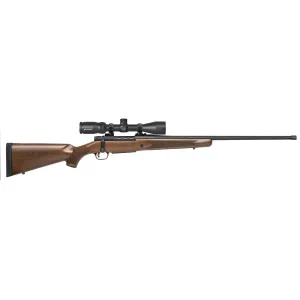 Mossberg Patriot Bolt Action Rifle With Scope 300 Win Mag - 24" - Matte Blue - Walnut Stock